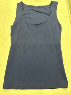 Zara Navy Sleeveless Tank Top, M